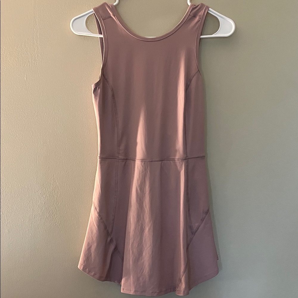 NWT HALARA Dusty Rose Sleeveless Mini Dress with Skorts